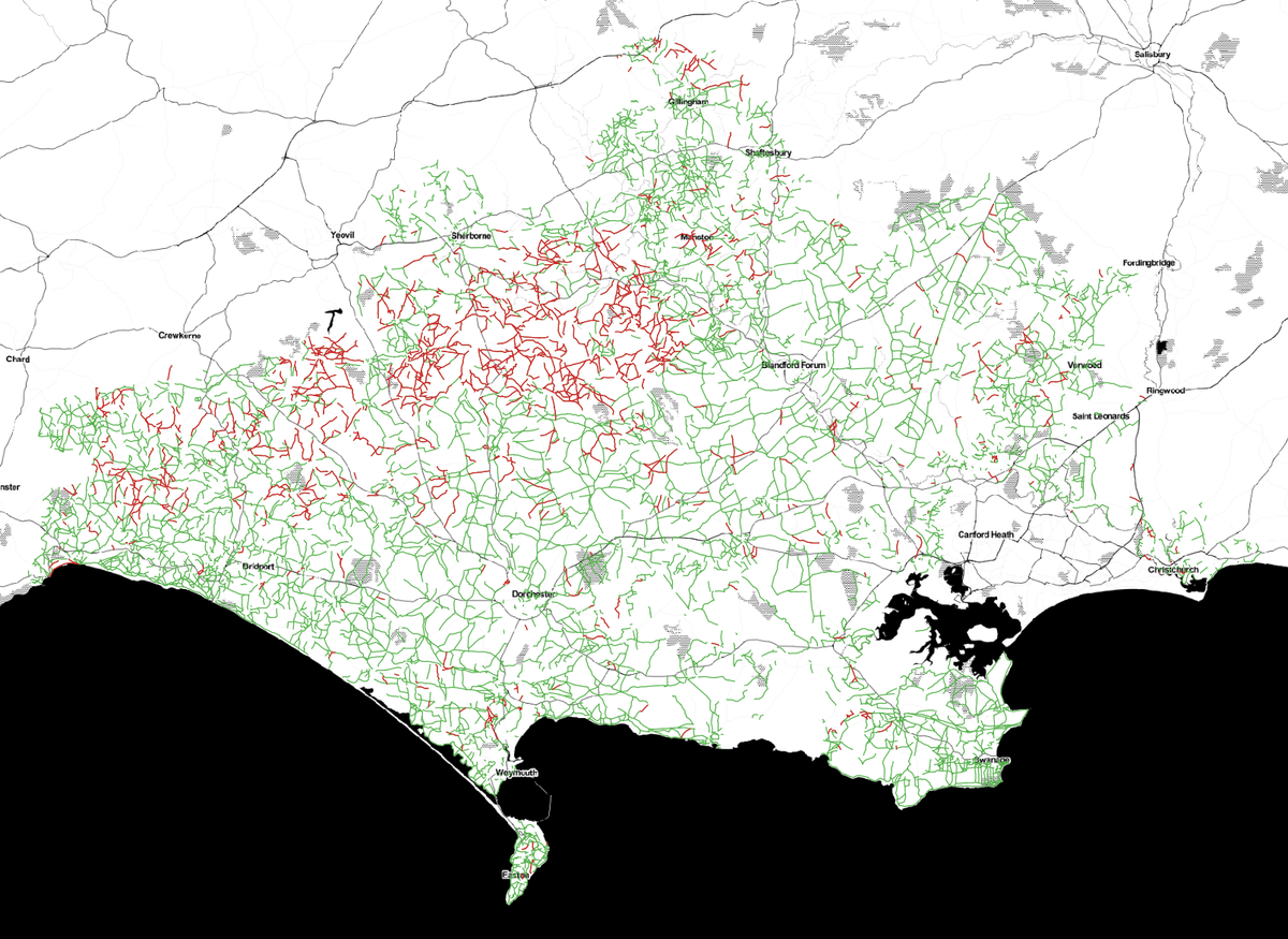 
            Missing rights of ways in Dorset
        